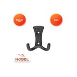 Nobel Emet Askı, Metal Vestiyer Askısı, 29 Gr, Dolap Ve Duvar Askılığı, Matsiyah (vidalı) Çok Renkli