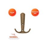Nobel Focus Portmanto Askısı, Metal Vestiyer Askısı, 72 Gr, Dolap Ve Duvar Askılığı, Antik Sari (vidalı) Çok Renkli
