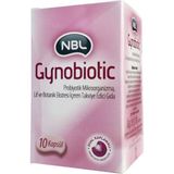 Nobel Gynobiotic Takviye Edici Gıda 10 Kapsül Probiyotik Mikroorganizma İçeren Ürün