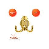 Nobel Has Askı, Metal Vestiyer Askısı, 14 Gr, Dolap Ve Duvar Askılığı, Altin (vidalı) Çok Renkli