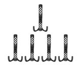 Nobel Karatay Portmanto Askısı, Metal Vestiyer Askısı, Matsiyah, Duvar ve Dolap Askılığı (5'li Set) Vidalı