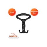 Nobel Klasik Portmanto Askısı, Metal Vestiyer Askısı, 40 Gr, Dolap Ve Duvar Askılığı, Matsiyah (vidalı) Çok Renkli