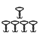 Nobel Klasik Portmanto Askısı, Metal Vestiyer Askısı, Matsiyah, Duvar ve Dolap Askılığı (5'li Set) Vidalı