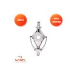 Nobel Kumru Kapı Taktak, Çelik Kapı Tokmağı, Alüminyum, Saten