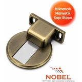Nobel Manyetik Mıknatıslı Kapı Stoperi Antik Sarı (Vidalı) - 1 Adet