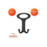 Nobel Melon Açik Portmanto Askısı, Metal Vestiyer Askısı, 41 Gr, Dolap Ve Duvar Askılığı, Matsiyah (vidalı) Çok Renkli