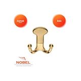 Nobel Melon Askı, Metal Vestiyer Askısı, 154 Gr, Dolap Ve Duvar Askılığı, Altin (vidalı) Çok Renkli