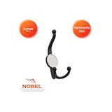 Nobel Misket Portmanto Askısı, Metal Vestiyer Askısı, 23 Gr, Dolap Ve Duvar Askılığı, Matsiyah (vidalı) Çok Renkli