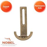 Nobel Palmiye Lüks Portmanto Askı, Metal, Vestiyer Askı, 158 Gr, Dolap Askılık, Duvar Askılığı, Antik Sarı (vidalı) Çok Renkli