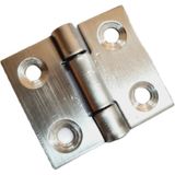 Nobel Paslanmaz Çelik 4 cm Dar Yaprak Menteşe 40X36X1 mm – Dayanıklı Mini Menteşe 5’li Set