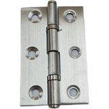 Nobel Paslanmaz Çelik 6 cm Dar Yaprak Menteşe 60X40X1,2 mm – Dayanıklı Mini Menteşe 2’li Set