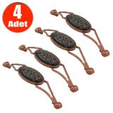 Nobel Seçil Antik Metal 128 mm 4'lü Çekmece Dolap Kapak Kulpu
