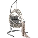 Nobel | Tekli Rattan Bahçe Salıncağı | Rehome Balkon Salıncağı Beyaz - Genel