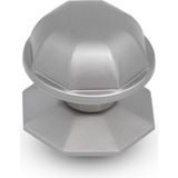 Nobel Topuzu Kapı Babası Kolu Nikel Saten Metal Kristal Kapı Tokmağı