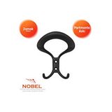 Nobel Üçgen Portmanto Askısı, Metal Vestiyer Askısı, 40 Gr, Dolap Ve Duvar Askılığı, Matsiyah (vidalı) Çok Renkli