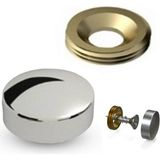 Nobel Vida Kapak, Dekoratif, Krom, 15 mm