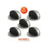 Nobel Yarımay Yapışkanlı Kapı Stoperi, Kapı Tamponu, Metal Kapı Stopu Durdurucu Tutucu Tutacağı Inox 5 Adet