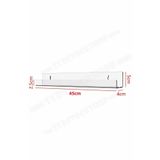 NOBELL Oje Duvar Rafı 45cm (YANLARI KAPALI)