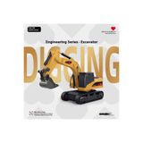 nöbetçi oyuncakçı onlinebazaar oyuncağın yeni 1/64 Kumandalı Mini Ekskavatör 2.4 ghz usb Şarjlı Mini Metal Kepçe Excavator