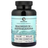 Nobi Nutrition, Magnesium + Ashwa-Gandha, 120 Capsules