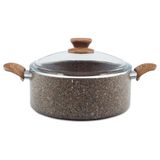 Noble 18688 Life Stonelife 24 cm Karnıyarık Kahve Tencere