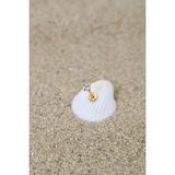 Noble Getto Cerrahi Çelik Zirkon Taşlı Piercing 2,50 mm Gold Renk Kıkırdak Tragus Conch Helix Aksesuar - 8 mm