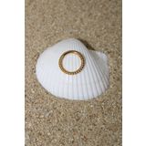 NOBLE GETTO Piercing Cerrahi Çelik Piercing Burma Klipsli Kıkırdak Septum Tragus Conch Helix Gold Renk Halka