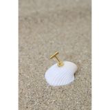 NOBLE GETTO Piercing Cerrahi Çelik Piercing Kıkırdak Tragus Conch Helix Gold Renk Dikdörtgen Labret