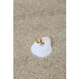 NOBLE GETTO Piercing Cerrahi Çelik Piercing Kıkırdak Tragus Conch Helix Gold Renk Kalp Labret