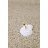NOBLE GETTO Piercing Cerrahi Çelik Piercing Kıkırdak Tragus Conch Helix Gold Renk Top Çap 3 Mm Labret
