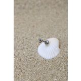 NOBLE GETTO Piercing Cerrahi Çelik Piercing Kıkırdak Tragus Conch Helix Silver Renk Üç Top Toplu