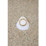NOBLE GETTO Piercing Cerrahi Çelik Piercing Klipsli Kıkırdak Septum Tragus Conch Helix Gold Renk Yılan