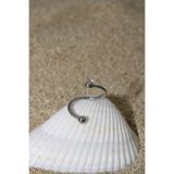 NOBLE GETTO Piercing Cerrahi Çelik Piercing Spiral Kıkırdak Tragus Conch Helix Silver Renk