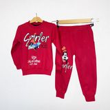 Noble Kids Disney Surfer Goofy Çocuk Eşofman Takımı – Kırmızı