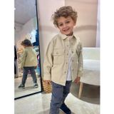 Noble Kids Erkek Çocuk Basic Denim Ceket Bej