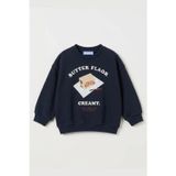 Noble Kids La Ciel Paris Erkek Çocuk Baskılı Sweatshirt Lacivert