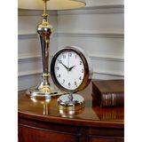 Noble Time 25 X 20 Cm Metal Krom Masa Saati Vitrin