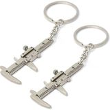 Noble1 2x Kullanışlı Mini Sürmeli Kumpas Aracı Kolye Kaydırıcı Slaytlar Anahtarlık Anahtarlık 10 cm (Yurt Dışından)