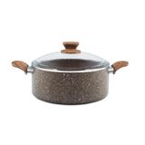 Noblelife 19043 Stonelife Kahve 26 cm Derin Tencere