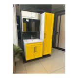 noce 65 cm LAKE BANYO DOLABI AYNALI VE BOY DOLAPLI CNC İŞLEMELİ