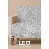 Noctiluca Leopar Desenli Wellsoft Koltuk Örtüsü Sırtı Örten Kabartmalı Koltuk Koruyucu Şal (180X220 Cm) - 180 x 220 cm - Gri