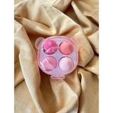 Noctua 4 Adet Ultra Soft Kutulu Makyaj Süngeri - Beauty Blender - Pembe