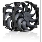Noctua Nf-A14x25r G2 Pwm Sx2-Pp Chromax.black 2 X 140Mm 1500-0Rpm, 91.58Cfm Max, 24.8Db Max Siyah Kasa Fanı