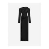 Nocturne Asimetrik Yaka Maxi Elbise