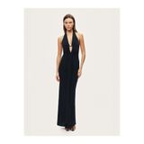 Nocturne Drape ve Aksesuarlı Maxi Elbise