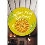 Nod Baklava Salonu Duvar, Kapı, Çift Taraflı Askılı Pano Karşılama Tabelası, Baklava Dükkan Süsü Yeşil4 30 x 50