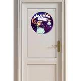 Nod Çocuk Odası Tablo Ahşap Kapı Duvar Tablosu Nd-02 Mavi 30 x 30