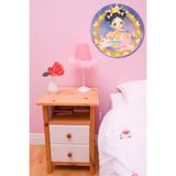 Nod Çocuk Odası Tablo Ahşap Kapı Duvar Tablosu Nd-02 Pembe 30 x 30
