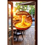 Nod Mıhlama ve Kuymak Görselli Yuvarlak Duvar Tablosu, Kahvaltı Salonu, Cafe Yöresel Dekorasyon Çok Renkli2 30 x 50