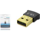 Nodar Hadron HD9007 USB Bluetooth Adaptör 5.3 Siyah (Kdo)